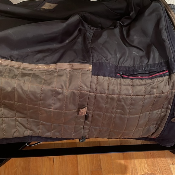 Man’s jacket fall/winter. Rainforest. XXL.  Brown leather color . - Picture 5 of 7